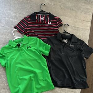 Under armor YLG collared shirt 3 for $30 all in excellent condition